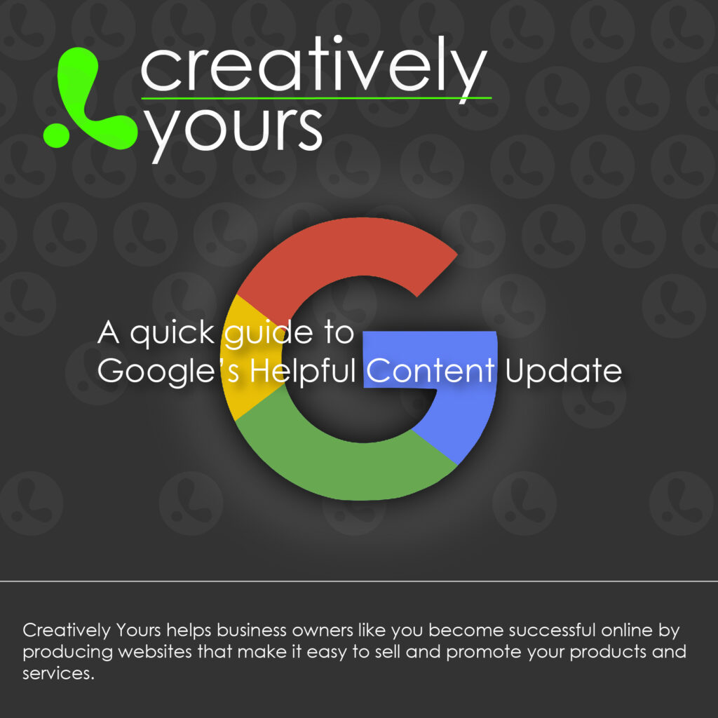 Creatively Yours website design Great Yarmouth and Kettering