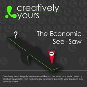 Economic See Saw from Creatively Yours website design and development Great Yarmouth and Kettering