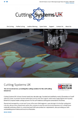 Cutting Systems Brochure Website