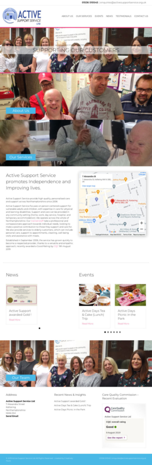 Website Design Great Yarmouth and Kettering from Creatively Yours