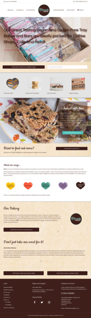 Website Design Great Yarmouth and Kettering from Creatively Yours